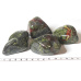 Epidot, Tumbled natural stone 100 - 160 g, 1 piece, heart healing stone