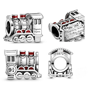 Sterling silver 925 Harry Potter - Hogwarts Express, bracelet bead