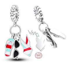 Charm Sterling silver 925 Chic style - Summer fun, glasses, swimsuit, flip flops, 3in1 bracelet pendant, interests Charm Sterling silver 925 Chic style - Summer fun, glasses, swimsuit, flip flops, 3in1 bracelet pendant, interests