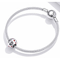 Charm Sterling silver 925 Love in the palm of the hand, bead on the bracelet family