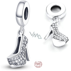 Charm Sterling silver 925 Chic style - glittering shoe on needles, pendant for bracelet, interests Charm Sterling silver 925 Chic style - glittering shoe on needles, pendant for bracelet, interests