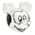 Charm Sterling silver 925 Disney Mickey Mouse portrait, bead on bracelet