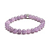 Lepidolite pink bracelet elastic natural stone, ball 6 mm / 16 - 17 cm, athletes amulet