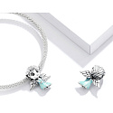 Charm Sterling silver 925 Disney Ice Kingdom, Elsa, bead on bracelet movie