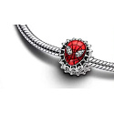 Charm Sterling silver 925 Marvel Spiderman Mask, bead on bracelet movie