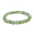 Tourmaline Verdelite green bracelet elastic natural stone, ball 6 mm / 16 - 17 cm, guardian of good mood