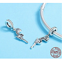Charm Sterling silver 925 Colt - gun, pendant for bracelet interests