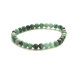 Emerald stone bracelet elastic natural stone, ball 7,3 - 7,8 mm / 16 - 17cm, Emerald A+++, true-love-happiness-prosperity-creativity