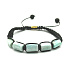 Amazonite bracelet natural stone, hand knitted, adjustable size, stone of hope