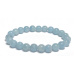 Aquamarine bracelet elastic natural stone, bead 8 mm / 16-17 cm, sailor stone, healing power of the ocean