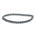 Hematite bracelet elastic natural stone, ball 4 mm / 16 - 17 cm, healthy blood stone