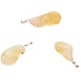 Citrine Trommel pendant natural stone S, approx. 2 - 2,8 cm, stone of abundance, success