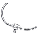 Charm Sterling silver 925 Dog with bone, bead on bracelet pet