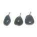 Hematite pendant natural stone 2,2 cm 1 piece, stone of healthy blood