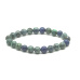 Azurite bracelet elastic natural stone, ball 8 mm / 16 - 17 cm