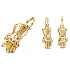 Charm Sterling Silver 925 Marvel The Avengers, Infinity Gauntlet, Bracelet Pendant