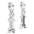 Charm Sterling silver 925 My Arrow - Mini medallion, bracelet pendant symbol