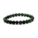 Smaragd African bracelet elastic natural stone, ball 8 mm / 16 - 17 cm, royal stone