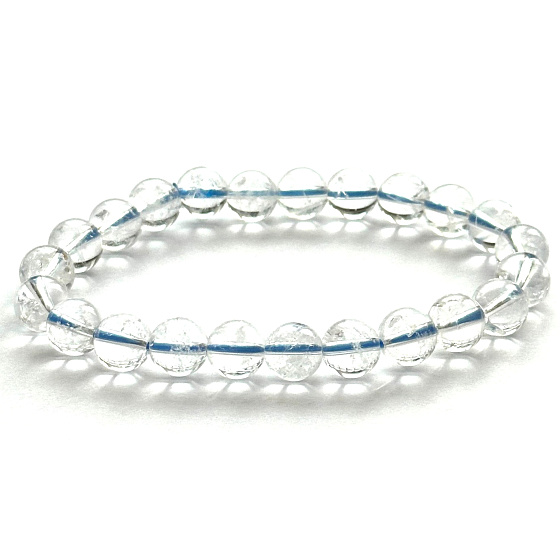 Azeztulite crystal bracelet 7.8 / 16 - 17 cm high-frequency energy