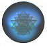 Sri Yantra in a glass sphere brings material and spiritual wealth of 6 cm