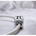 Sterling silver 925 Rome - Colosseum, travel bracelet bead