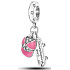 Sterling silver 925 Skateboard, 2in1 cap, sport bracelet pendant