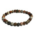 Coral fossil bracelet elastic natural, ball 6 mm / 16 - 17 cm