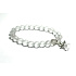 Crystal matt + Angel removable pendant, bracelet elastic natural stone, ball 8 mm / 16 - 17 cm, stone stones
