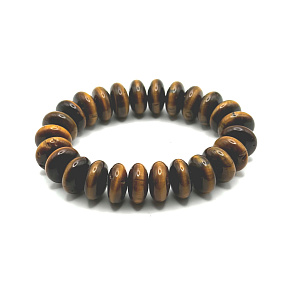 Tiger eye bracelet elastic natural stone, donut 1,5 cm / 16-17 cm, stone of the sun and earth, brings luck and wealth Tiger eye bracelet elastic natural stone, donut 1,5 cm / 16-17 cm, stone of the sun and earth, brings luck and wealth