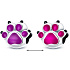 Charm Sterling silver 925 Thermo - Cat, Dog, Bear paw, pet bead on bracelet