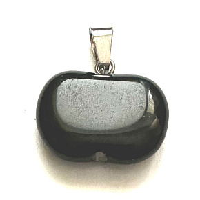 Obsidian Apple of Knowledge pendant natural stone 1,5 cm, stone of salvation