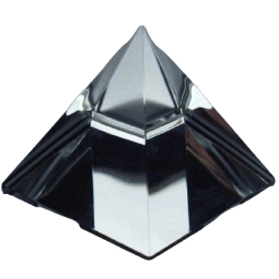 Glass pyramid crystal 50 mm