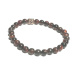 Tiger eye red / Bull's eye bracelet elastic natural stone, ball 6 mm / 16-17 cm, stone of the sun and earth, brings luck and wealth