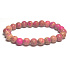 Jasper / Regalite Imperial sea sediment pink bracelet elastic mixed mineral, ball 8 mm / 16 - 17 cm