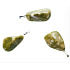 Epidot Troml pendant natural stone, 2,2-3 cm, 1 piece, heart healing stone