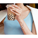 Charm Sterling Silver 925 Bubble Tea - Milk Tea, Bracelet Pendant, Food & Drink