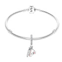 Charm Sterling Silver 925 Festive Cake, Birthday Bracelet Pendant