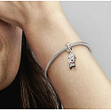 Charm Sterling silver 925 Marvel Guardians of the Galaxy, Star-Lord, bead on bracelet movie