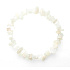 Moonstone white bracelet elastic chopped natural stone 19 cm, stone of destiny