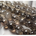 Azeztulite chestnut Asai bracelet 10 - 11mm / 16 - 17 cm, high frequency energy