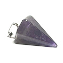 Amethyst Sideric pendulum natural stone 2 x 1,5 cm, 1 piece, stone of kings and bishops