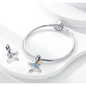 Sterling Silver 925 Luminous - Zodiac Sign Sagittarius, Bracelet Pendant