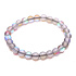 Opalite grey matt bracelet elastic, synthetic stone ball 6 mm / 16 cm, for children, wishing and hope stone