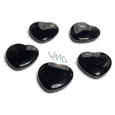 Obsidian black Hmatka, healing gemstone in the shape of a heart natural stone 3 cm 1 piece, stone of salvation Obsidian black Hmatka, healing gemstone in the shape of a heart natural stone 3 cm 1 piece, stone of salvation