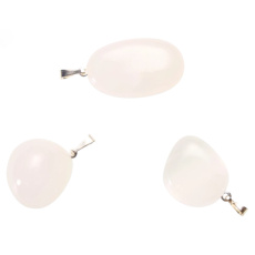 Aragonit růžový Troml přívěsek, přírodní kámen, M cca 3 cm, 1 kus, kámen uvolnění