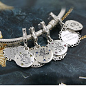 Sterling silver 925 Harry Potter - Rhinestone + cubic zirconia, 2in1 pendant for bracelet
