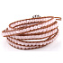 Rosie's bracelet natural stone wrap 5 strands hand knitted bead 4 mm / approx. 90 cm + 10 cm, love stone