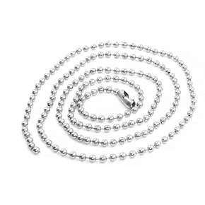 Chain silver, medium width 60 cm