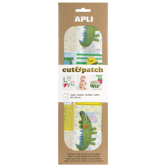 Apli Cut & Patch Paper for Napkin Technique Children's Motif 30 x 50 cm 3 pieces