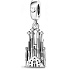 Sterling silver 925 Barcelona La Sagrada Familia, travel bracelet pendant